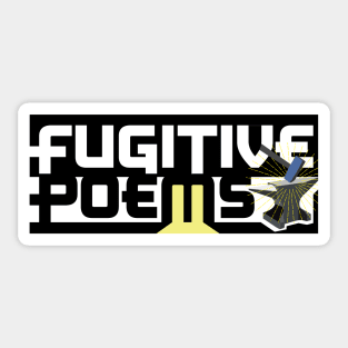 Fugitive Poems Logo Sticker